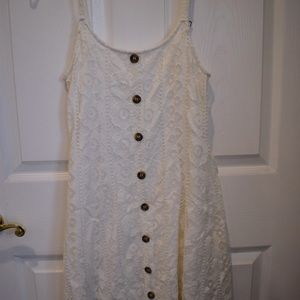 Cream lace dress